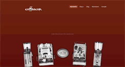 Desktop Screenshot of coffeecom.de