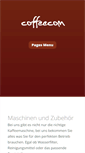 Mobile Screenshot of coffeecom.de