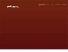 Tablet Screenshot of coffeecom.de